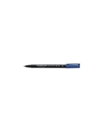staedtler marcador lumocolor permanente punta superfina 0,4mm. azul staedtler 313-3  pack: 10 unidad