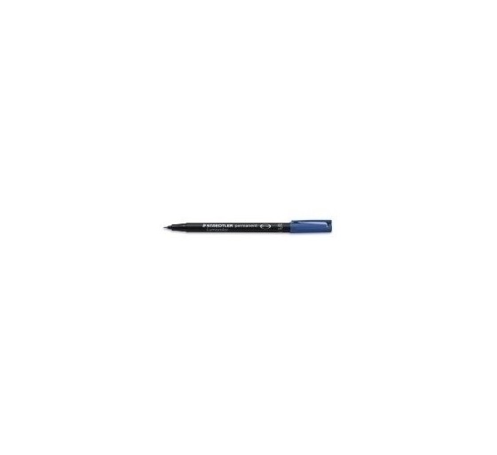 staedtler marcador lumocolor permanente punta superfina 0,4mm. azul staedtler 313-3  pack: 10 unidad