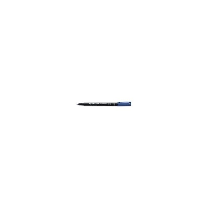 staedtler marcador lumocolor permanente punta superfina 0,4mm. azul staedtler 313-3  pack: 10 unidad