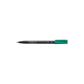 staedtler marcador lumocolor permanente punta superfina 0,4mm. verde staedtler 313-5  pack: 10 unida