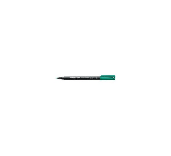 staedtler marcador lumocolor permanente punta superfina 0,4mm. verde staedtler 313-5  pack: 10 unida