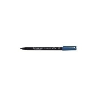 staedtler marcador lumocolor permanente punta media 1mm. azul staedtler 317-3  pack: 10 unidades
