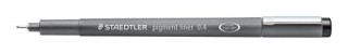 staedtler rotulador tinta pigmentada calibrado pigment liner 0,4 mm. negro staedtler 308 04-9  pack: