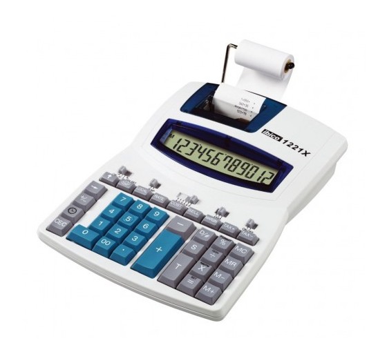 ibico calculadora impresora de 12 digitos modelo 1221x alimentacion red ibico ib410055