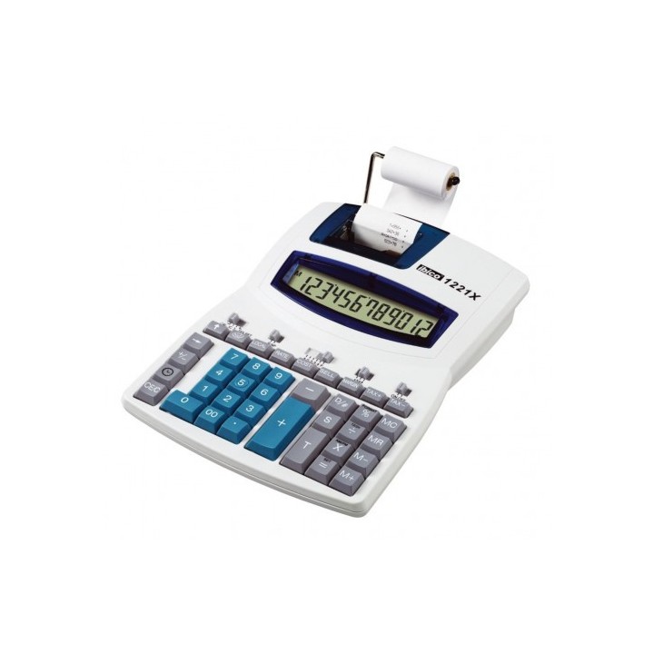 ibico calculadora impresora de 12 digitos modelo 1221x alimentacion red ibico ib410055