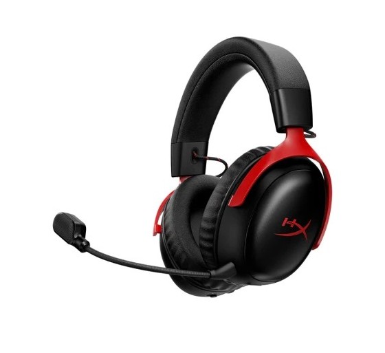 hyperx hyperx auriculares inalambricos cloud iii s: auriculares gaming (color negro-rojo)