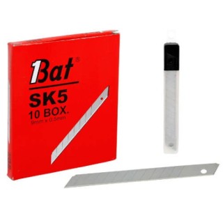 bismark blister 10 cuchillas estrechas de 9 mm. alta calidad bismark 319183