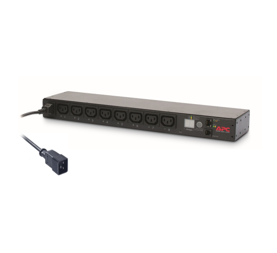 apc apc ap7921b unidad de distribucion de energia  pdu  8 salidas ac 0u/1u negro