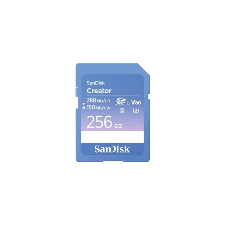 sandisk sandisk creator 256 gb sdxc uhs ii clase 10