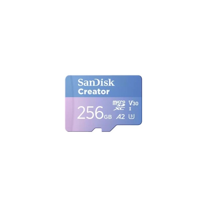 sandisk sandisk creator 256 gb microsdxc uhs i clase 10