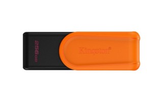 kingston kingston technology datatraveler 256gb portable usb 3.2 gen 1 exodia s  black/orange