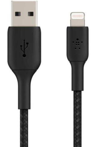 belkin belkin caa002bt2mbk cable de conector lightning 2 m negro