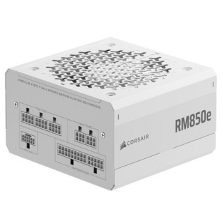 corsair fuente aliment. corsair rm850e  2025  80+ gold full modular atx 3.0 850 watt blanca cp 90202