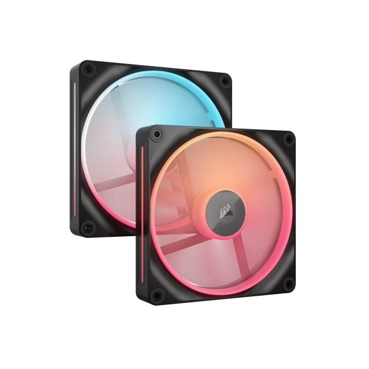 corsair corsair icue link lx140 r rgb carcasa del ordenador ventilador 14 cm negro 2 pieza s