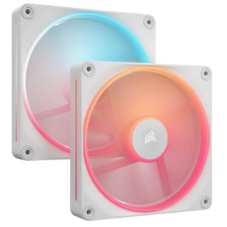 corsair corsair icue link lx140 r rgb carcasa del ordenador ventilador 14 cm blanco 2 pieza s