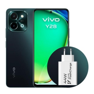 vivo y28 6.68 4gb +4  128gb green + cargador 44w