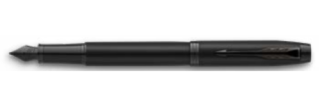 parker pluma im cuerpo negro mate/adornos negros medium parker 2127742