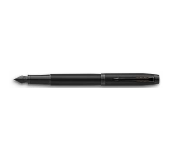 parker pluma im cuerpo negro mate/adornos negros medium parker 2127742
