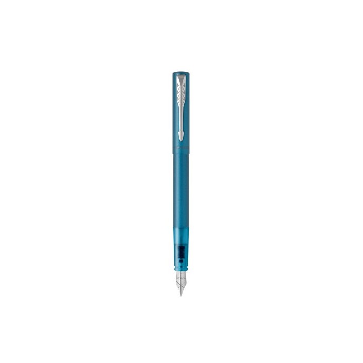 parker parker vector xl pluma estilografica sistema de carga por cartucho verde azulado 1 pieza s