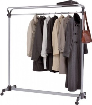 archivo 2000 perchero alba de gran capacidad con ruedas 540x1530x1715 mm gris archivo 2000 alpmgroup