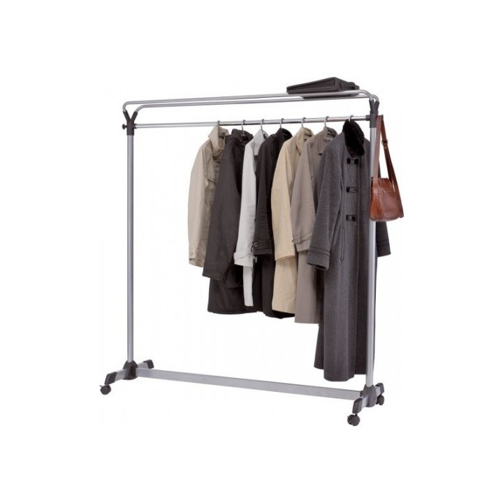 archivo 2000 perchero alba de gran capacidad con ruedas 540x1530x1715 mm gris archivo 2000 alpmgroup