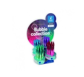 pilot expositor g 2 bubble edicion limitada  48 uds  pilot neg2b