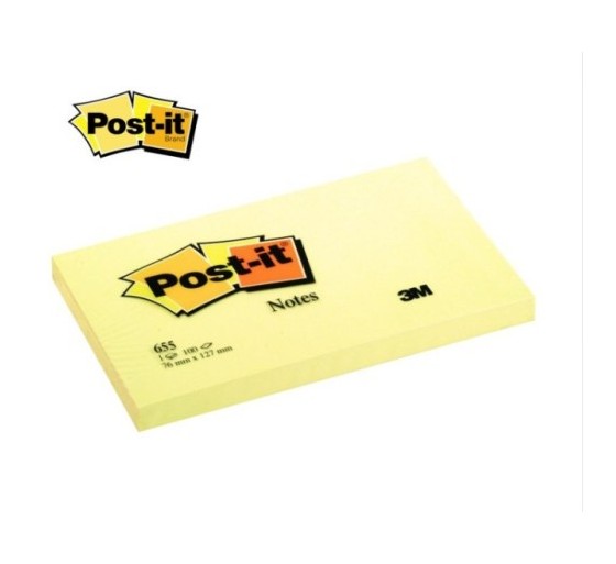 post it bloc 100 hojas notas adhesivas 76x127mm canary yellow 6830 cy w10 post it 7100317839