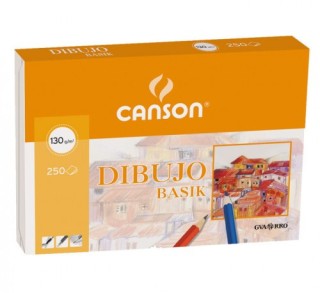 canson paquete 250 hojas basik 130g a4 guarro canson c200401405
