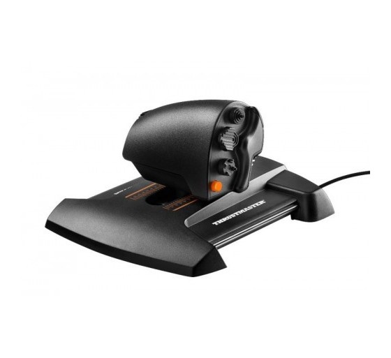 thrustmaster thrustmaster twcs throttle palanca de mando pc analogico usb negro
