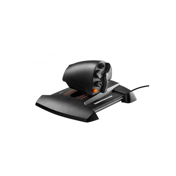 thrustmaster thrustmaster twcs throttle palanca de mando pc analogico usb negro