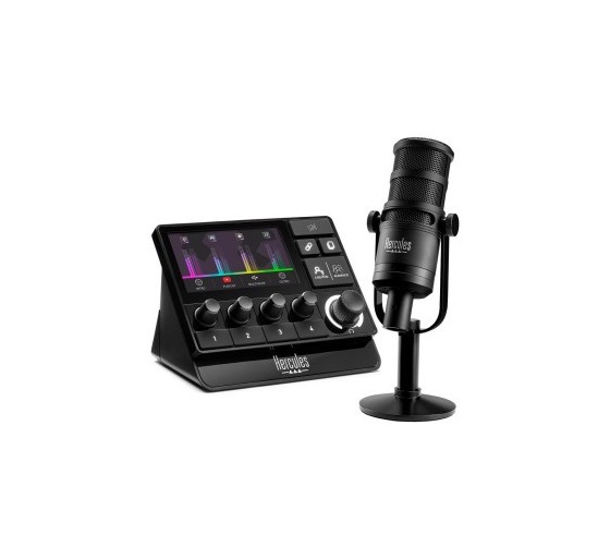 hercules hercules stream essentials kit xlr