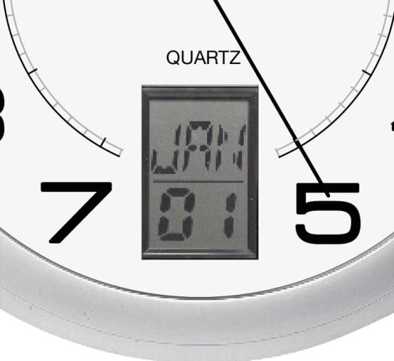 reloj pared unilux instinct gris metalizado