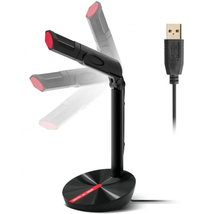 spirit of gamer microfono eko negro