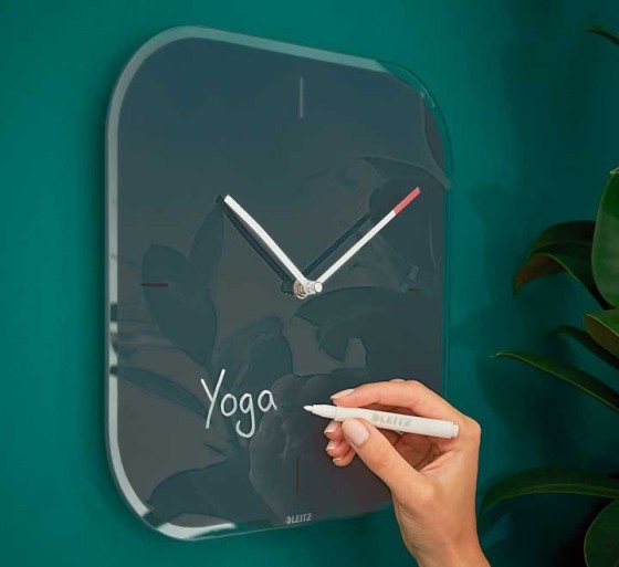 reloj pared leitz cosy gris 90170089