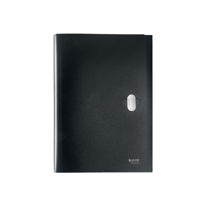leitz carpeta polipropileno acordeon 5 posiciones+bolsillo frontal broche giratorio a4 recycle negro
