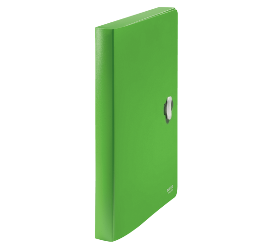leitz carpeta polipropileno de proyectos 38mm y cierre broche giratorio a4 recycle verde leitz 46230