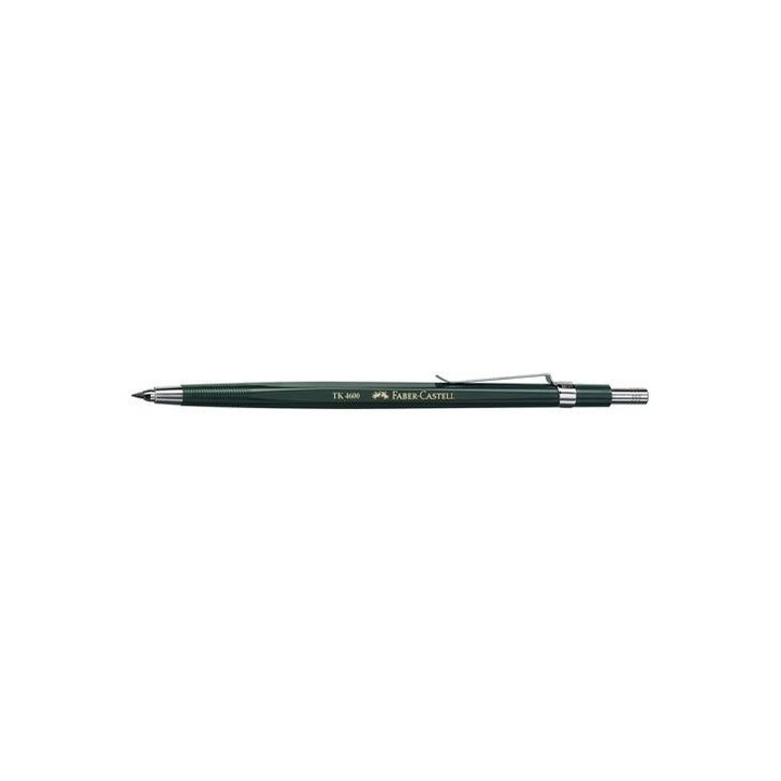 faber castell portaminas con clip 2mm faber castell 134600  pack  10 unidades