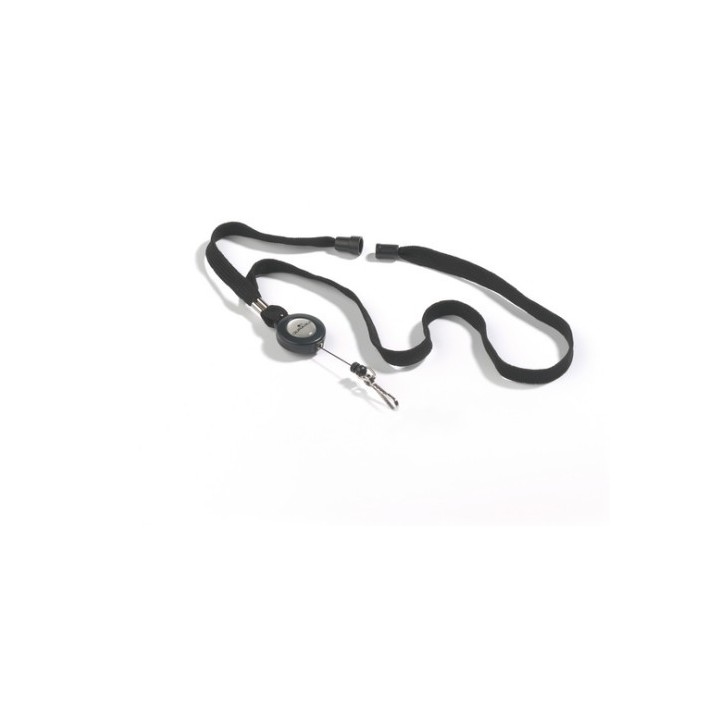 durable durable textile necklace 10 with badge reel 10 pieza s