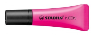 stabilo marcador fluorescente neon trazo 2/5mm. magenta stabilo 72/58  pack  10 unidades