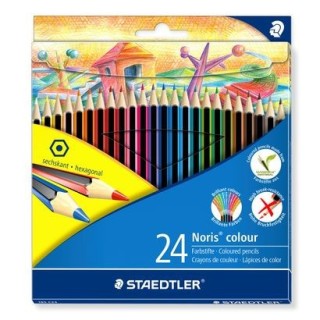 staedtler estuche 24 lapices de colores noris colour surtidos staedtler 185 c24