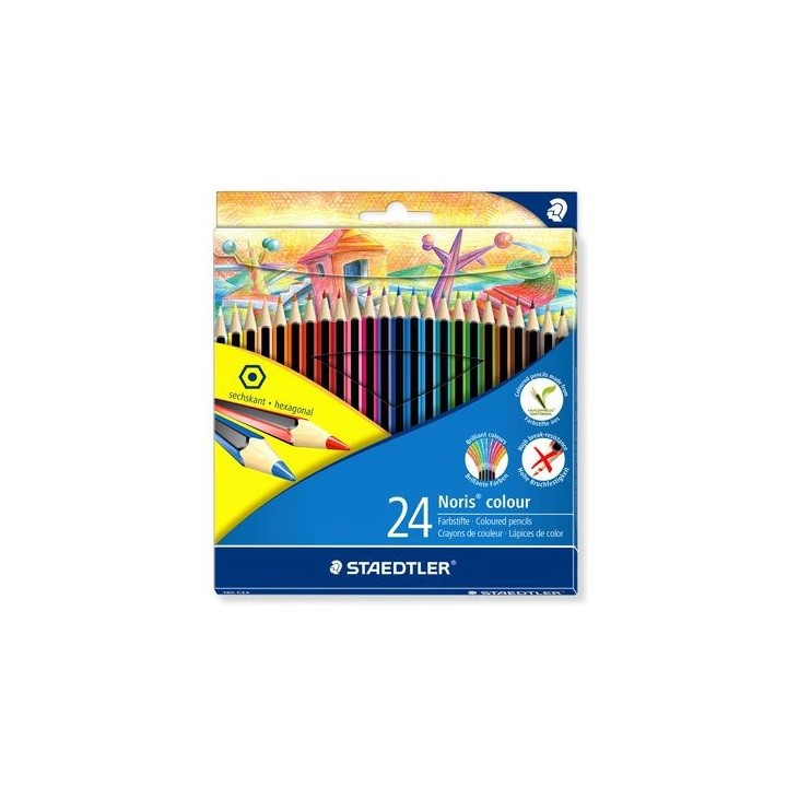 staedtler estuche 24 lapices de colores noris colour surtidos staedtler 185 c24