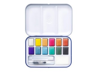 staedtler estuche metalico acuarelas 12 colores metalizados staedtler 888m m12 c