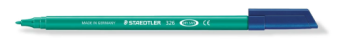 staedtler rotulador noris punta de fibra 326 color verde staedtler 326 5  pack  10 unidades