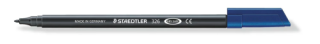staedtler rotulador noris punta de fibra 326 color negro staedtler 326 9  pack  10 unidades