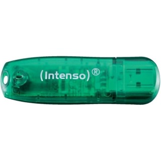 intenso 3502460 lapiz usb 2.0 rainbow 8gb verde