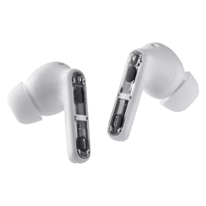 intenso  buds plus auriculares tws anc+enc blanc