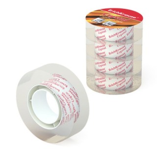 erich krause pack 4 cintas adhesivas crystal, 18mmx33m erich krause 59663