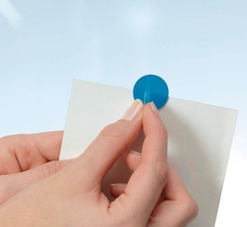 bl. 9 almohadillas tesa tack adh. azul