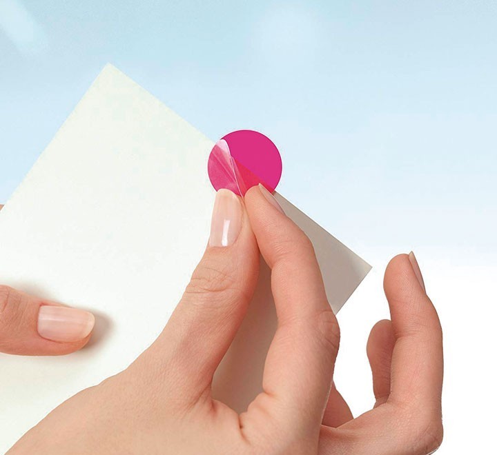 bl. 9 almohadillas tesa tack adh. rosa