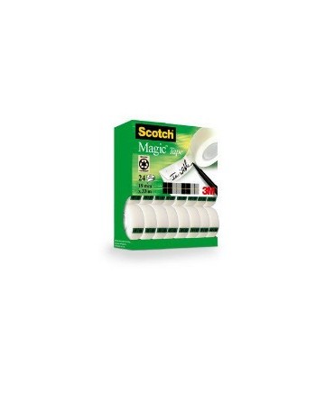 scotch pack 12+2 rollos cintas adhesivas invisibles magic19mm × 33m 810pck14 scoth 7100026965